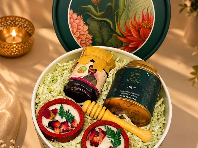 Honey & Harmony – corporate Diwali gift hamper by SarvannaGifts
