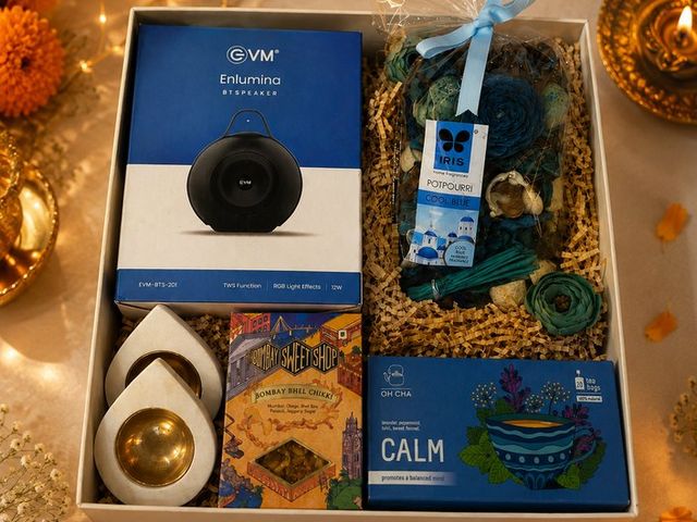 Regal Harmony – corporate Diwali gift hamper by SarvannaGifts
